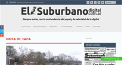 Desktop Screenshot of elsuburbanodigital.com.ar